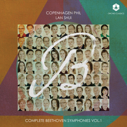 the album cover for Beethoven / Copenhagen Philharmonic / Shui - Complete Symphonies 1 Nos. 1-4