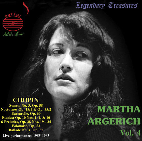the album cover for Chopin / Martha Argerich - Martha Argerich 4