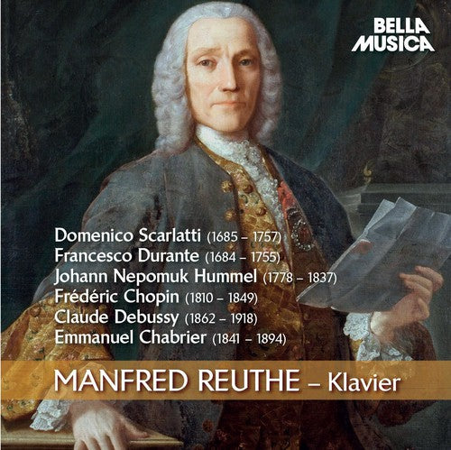 the album cover for Scarlatti / Manfred Reuthe - Manfred Reuthe Klavier