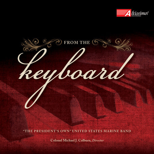 the album cover for J Bach S / The Presidents Own United States - From the Keyboard