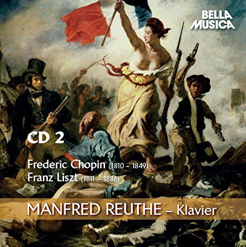 the album cover for Chopin / Manfred Reuthe - Piano Solos 2