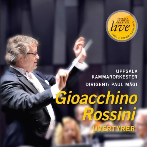 the album cover for Uppsala Chamber Orchestra - Overtures