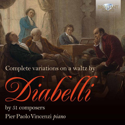 the album cover for Pier Vincenzi Paolo - Complete Variations on a Waltz By Diabelli