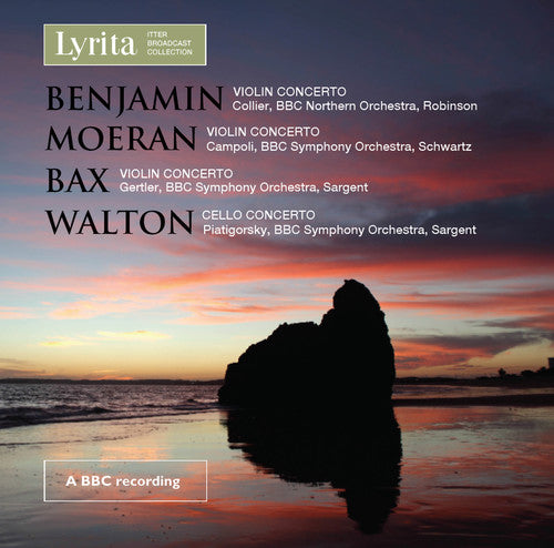 the album cover for Benjamin / Bbc Northern Orchestra / Collier - British Violin & Cello Concertos