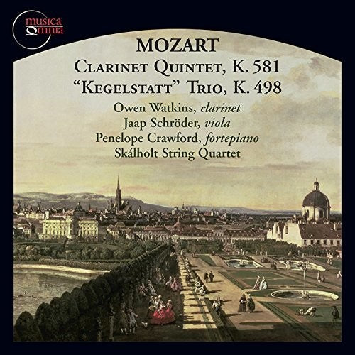 the album cover for Mozart / Watkins / Skalholt String Quartet - Works for Clarinet