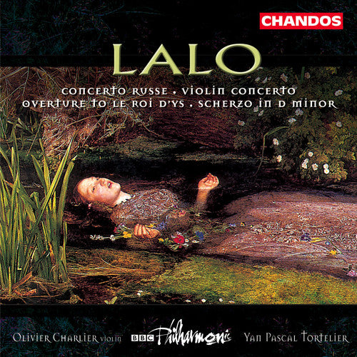 the album cover for Olivier Charlier - Violin Concerto / Concerto Russe