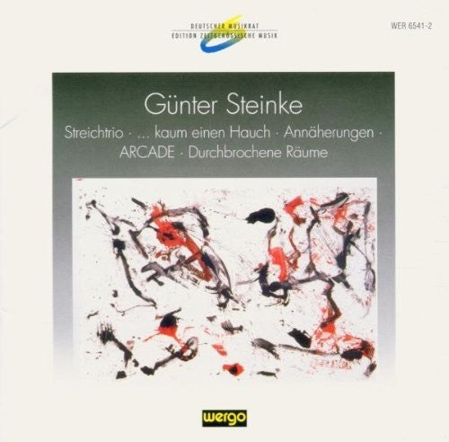 the album cover for Ensemble Recherche - Steinke: Streichtrio Kaum Einen Hauch