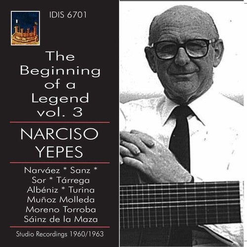 the album cover for Turina / Narciso Ypes - Benning of a Legend 3
