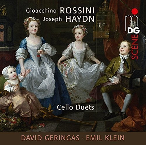 the album cover for David Geringas /Klein,Emil - Violoncello Duets