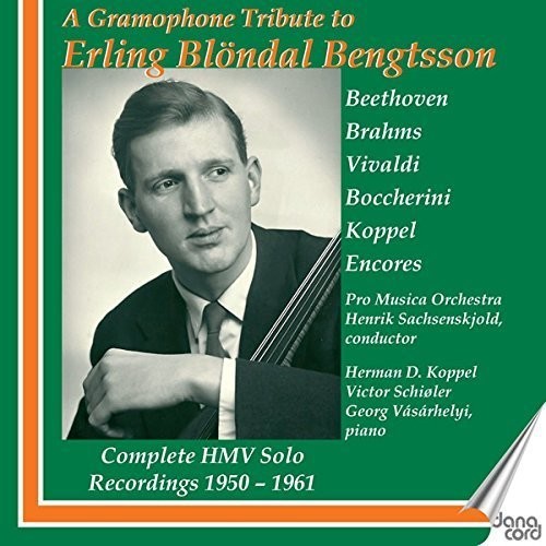 the album cover for Beethoven / Erling Blondal Bengtsson - Gramophone Tribute to Erling Blondal Bengtsson