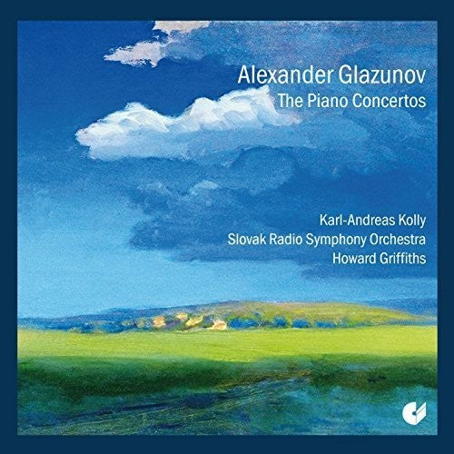 the album cover for Glazunov / Kolly / Slowak Radio Symphony Orchestra - Piano Concertos Nos. 1 & 2