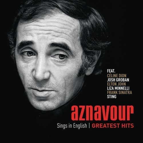 the album cover for Charles Aznavour - Sings in English Official Greatest