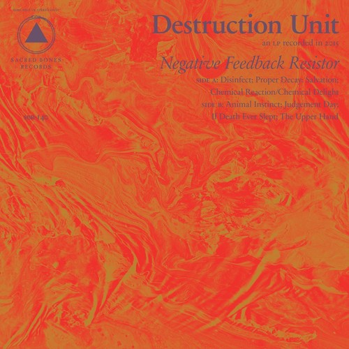 the album cover for Destruction Unit - Negative Feedback Resistor