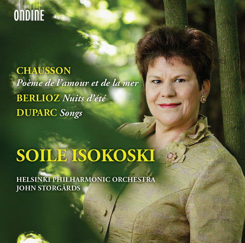 the album cover for Chausson / Isokoski / Helsinki Philharmonic Orch - Poeme de L'amour Et de Lar Mer / Nuits D Ete