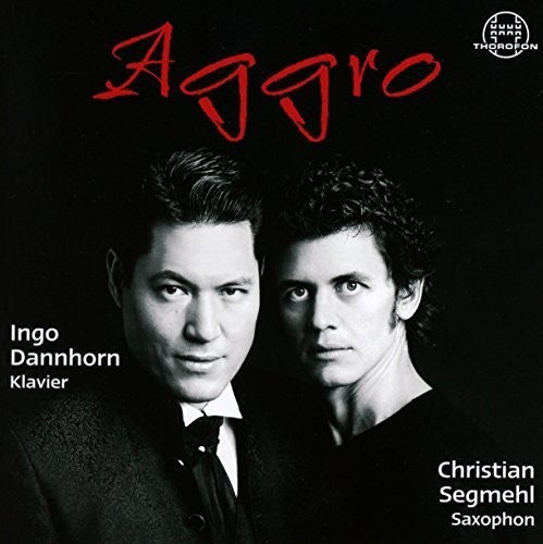 the album cover for Milhaud / Segmehl / Dannhorn - Aggro - Saxophon & Klavier