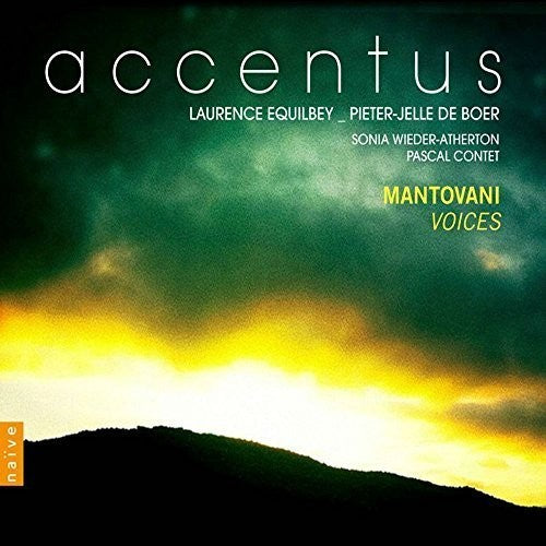 the album cover for Mantovani / Accentus / Equilbey / Boer / Wieder - Voices