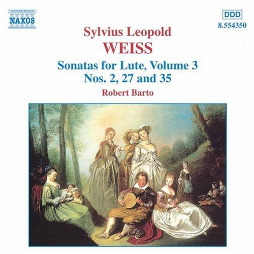 the album cover for Robert Barto - Sonatas for Lute #3