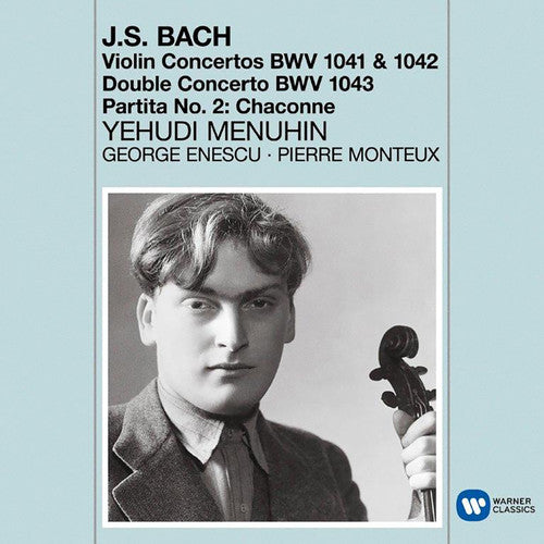 the album cover for Bach / Yehudi Menuhin - Violin Concertos - Chaconne