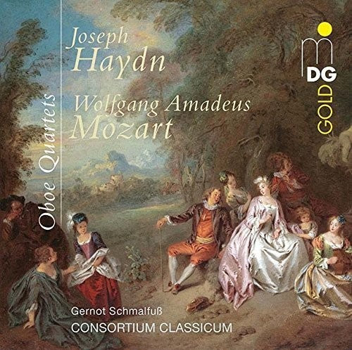 the album cover for Haydn / Mozart / Consortium Classicum - Oboe Quartets
