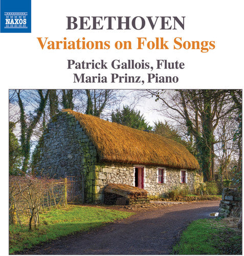 the album cover for Beethoven / Gallois / Prinz - Variations on Folk Songs