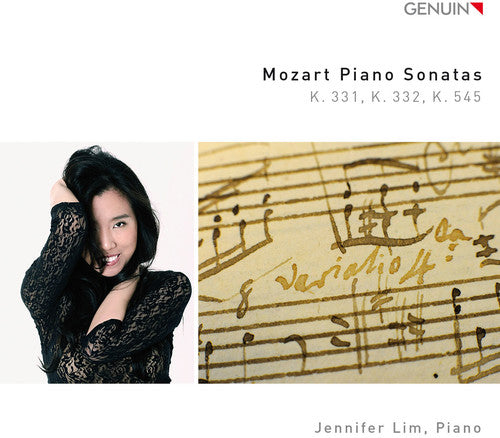 the album cover for Mozart / Jennifer Lim - Mozart Piano Sonatas