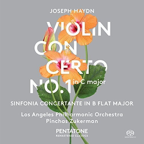 the album cover for Haydn / Los Angeles Philharmonic Orchestra / Zuker - Violin Concerto No. 1 in C Major - Sinfonia
