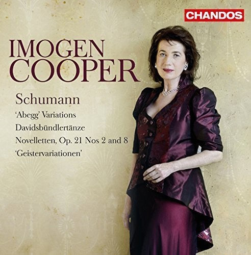 the album cover for Schumann / Imogen Cooper - Imogen Cooper Plays Schumann