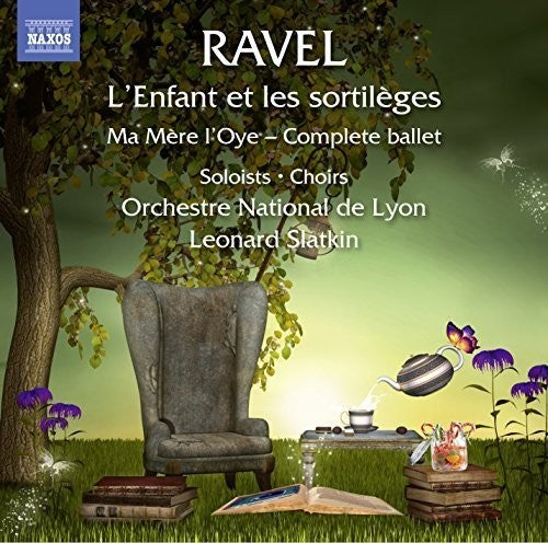 the album cover for LEONARD SLATKIN - L'enfant Et Les Sortileges