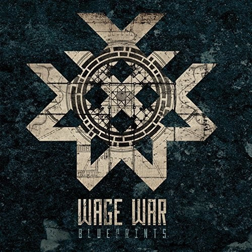 the album cover for Wage War - Blueprints