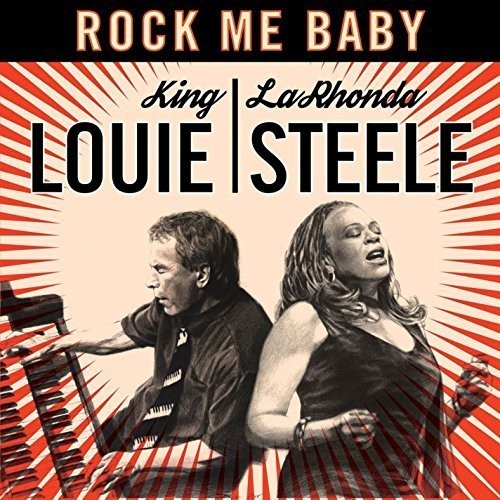 the album cover for King Louie - Rock Me Baby