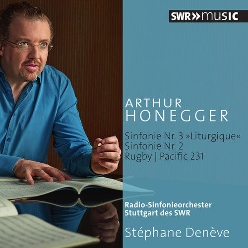 the album cover for Honegger / Deneve / Rso Stuttgart - Symphony No. 3 Liturgique - Symphony No. 2 - Rug