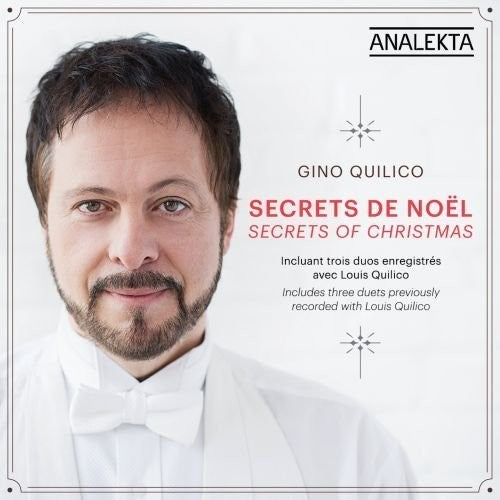 the album cover for Gino Quilico - Secrets Of Christmas