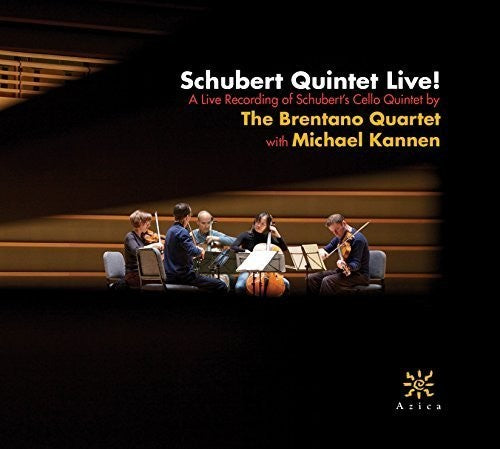 the album cover for Schubert / Brentano String Quartet / Kannen - Schubert Quintet Live