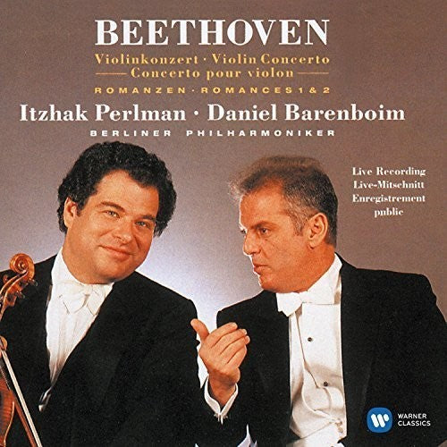 the album cover for Itzhak Perlman - Violin Concerto / Romances