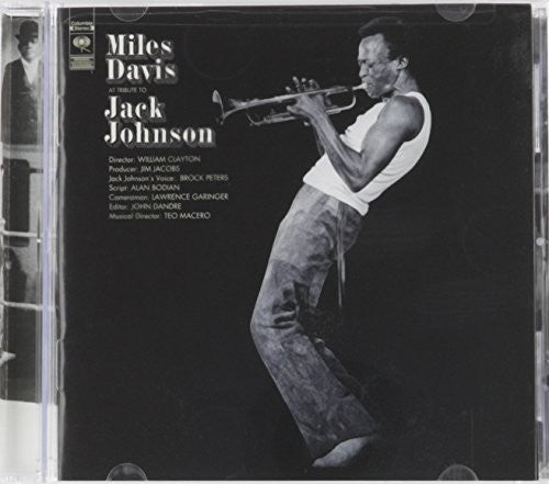 the album cover for Miles Davis - Tribute to Jack Johnson