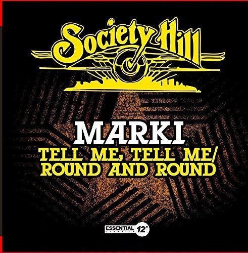 the album cover for Marki - Tell Me, Tell Me / Round and Round