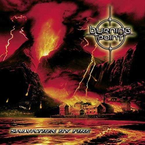 the album cover for Burning Point - Salvation By Fire