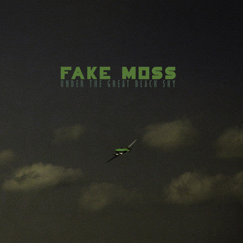 the album cover for Fake Moss - Under the Great Black Sky
