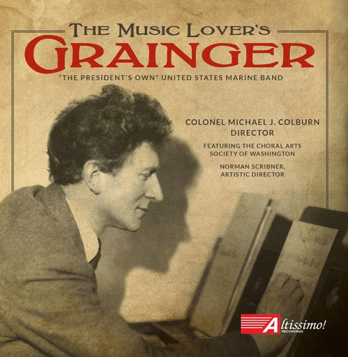 the album cover for Choral Arts Society Of Washington - The Music Lover's Grainger