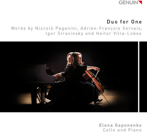 the album cover for Paganini / Elena Gaponenko - Duo for One