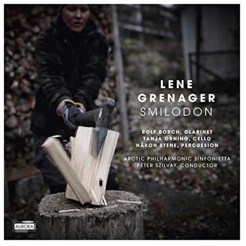 the album cover for Arctic Philharmonic Sinfonietta - Lene Grenager: Smilodon