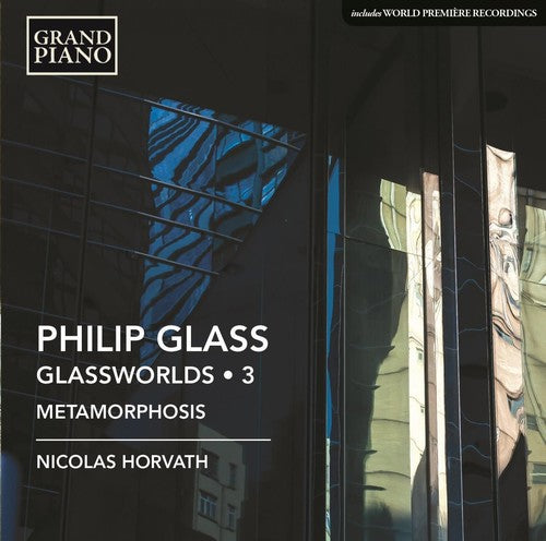 the album cover for Glass / Horvath - Glass: Piano Works, Vol. 3