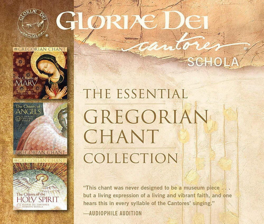 the album cover for Anonymous / Cantores - The Essential Gregorian Chant Collection