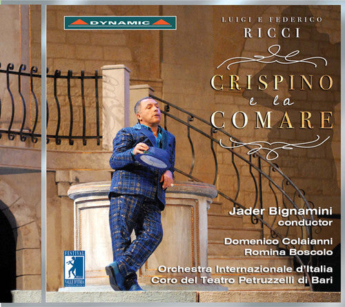 the album cover for Ricci / Colaianni / Orchestra Internazionale Dita - Luigi Ricci & Federico Ricci: Crispino e la Comare