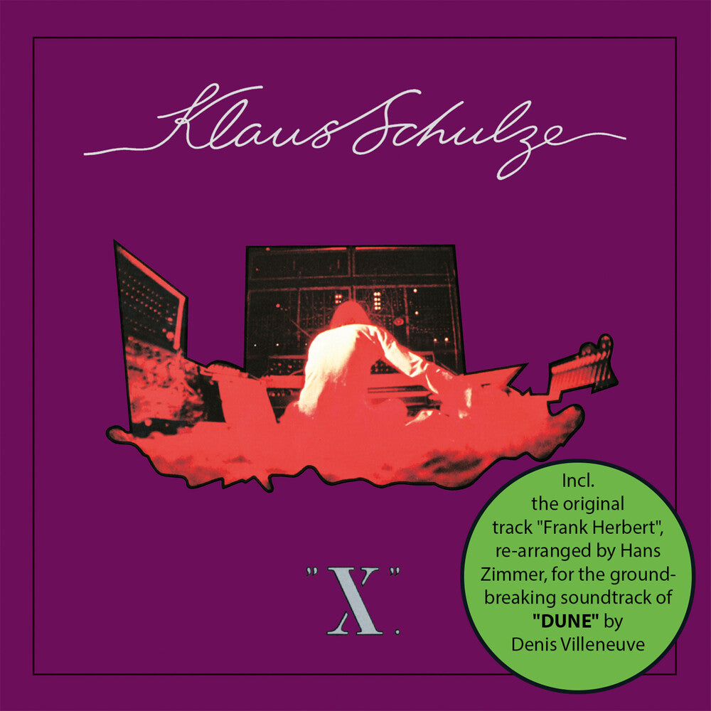 the album cover for Klaus Schulze - X