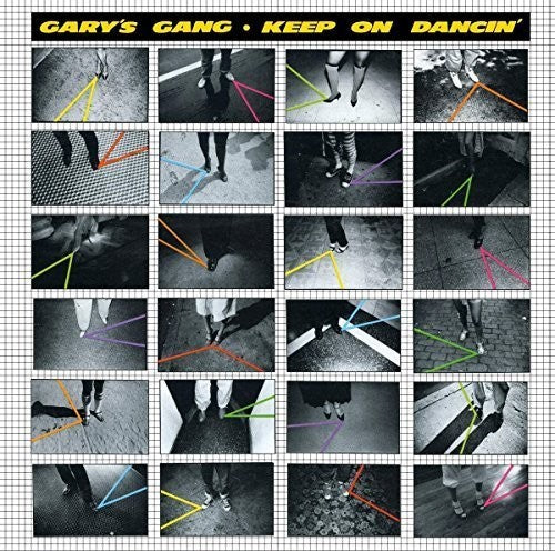 the album cover for Garys Gang - Keep on Dancin