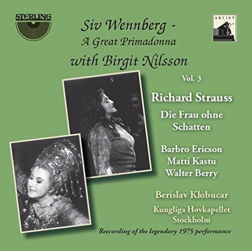 the album cover for Strauss / Wennberg - Siv Wennberg - a Great Primado