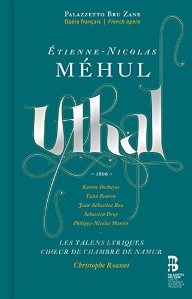 the album cover for Philippe-Nicolas Martin - Etienne-nicolas Mehul: Uthal
