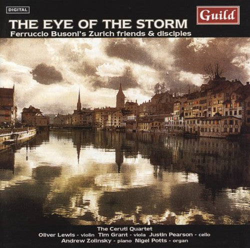the album cover for Marek/Liszt/Busoni - Eye of the Storm