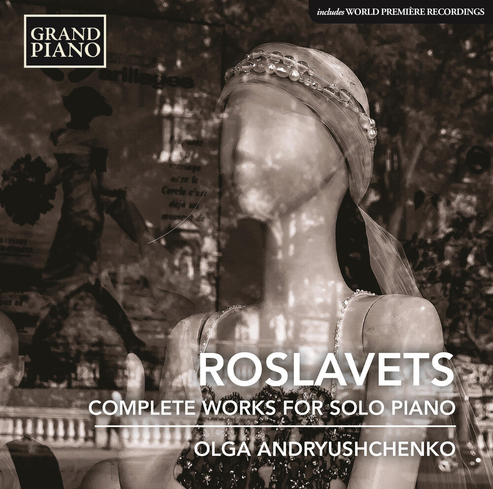 the album cover for Roslavets / Andryushchenko - Nikolai Roslavets: Complete Piano Works